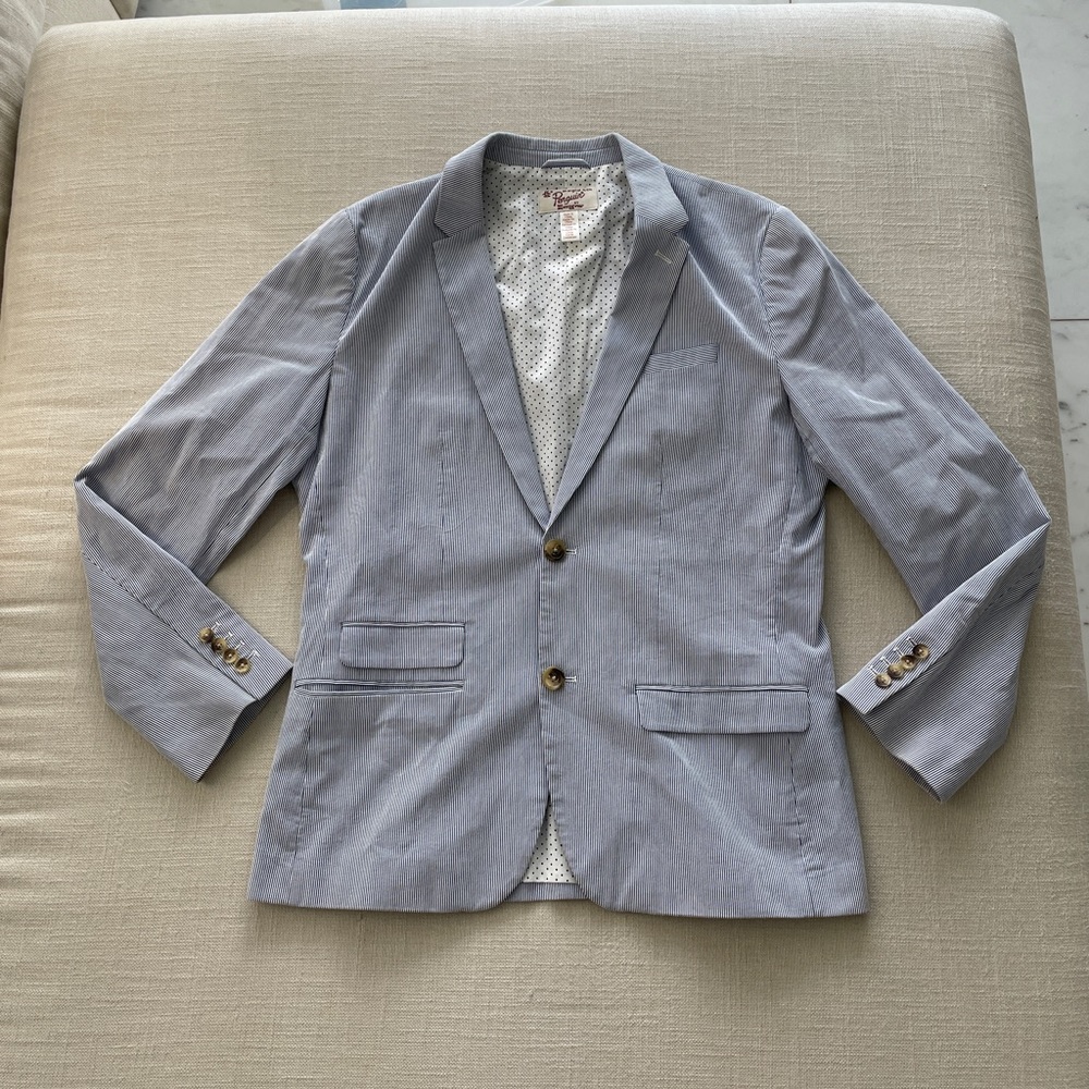 Original Penguin Seersucker Men’s Jacket M/L (says XL) Perfect for Derby Parties